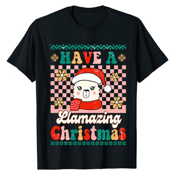 Llamazing Xmas  T-Shirt
