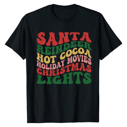 Festive Words Holiday  T-Shirt