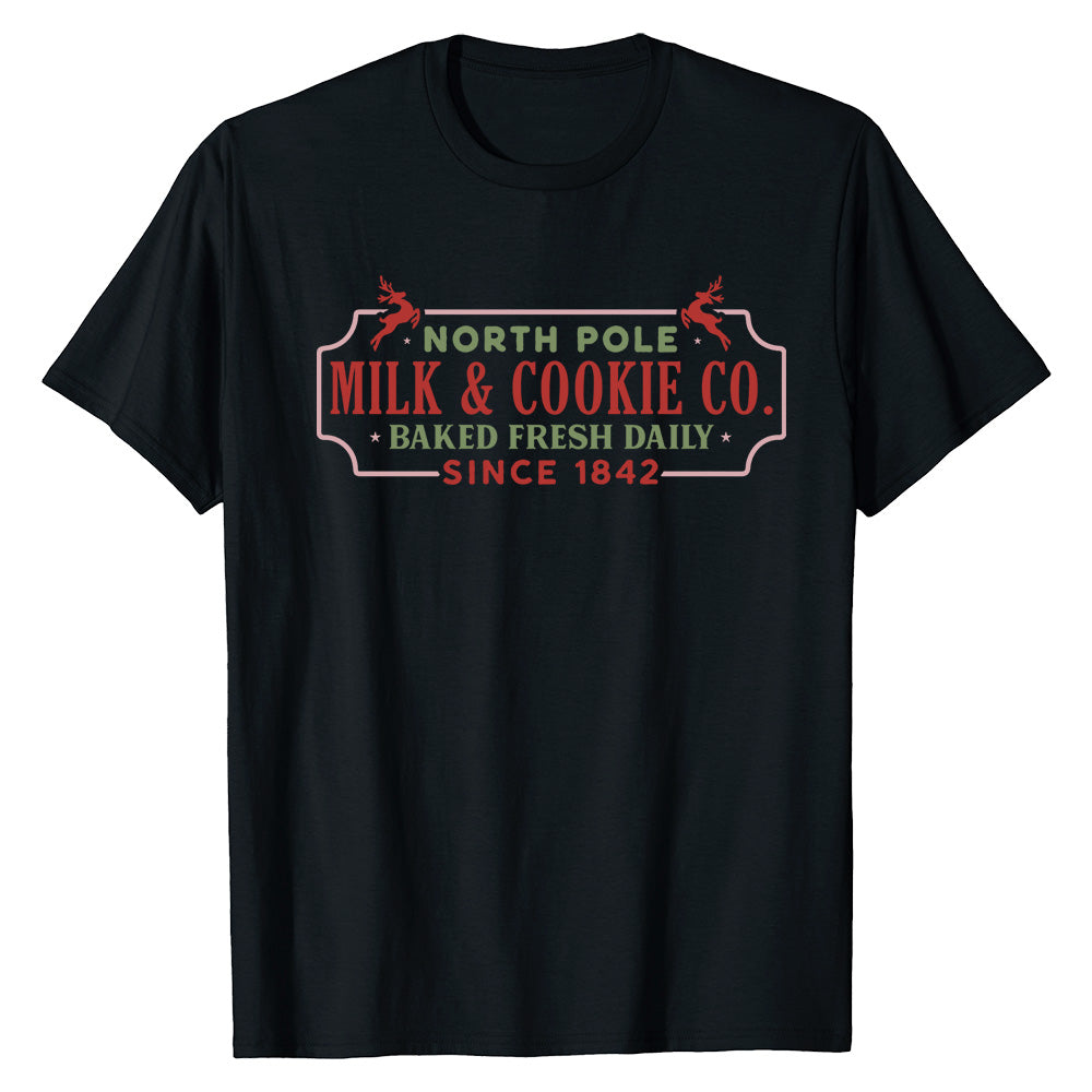 North Pole Milk & Cookie  T-Shirt