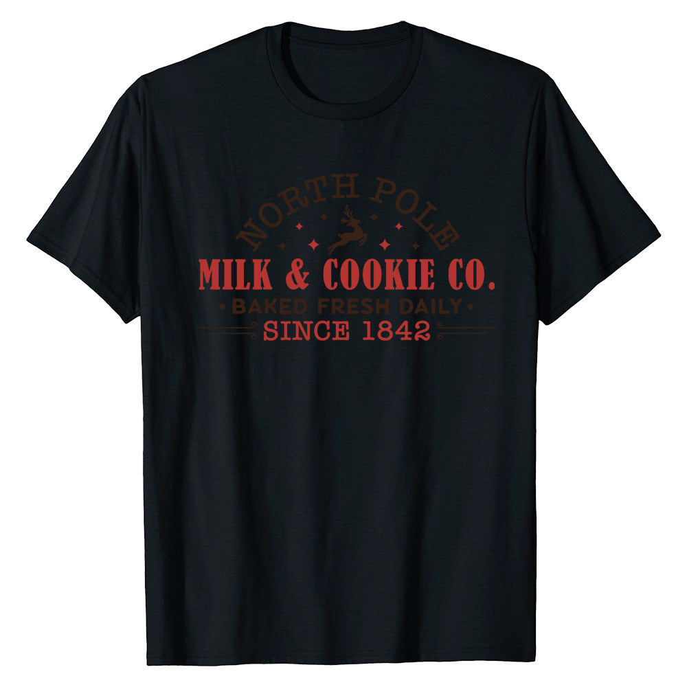 North Pole Milk & Cookie  T-Shirt