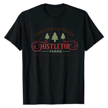 Mistletoe Farms Christmas  T-Shirt