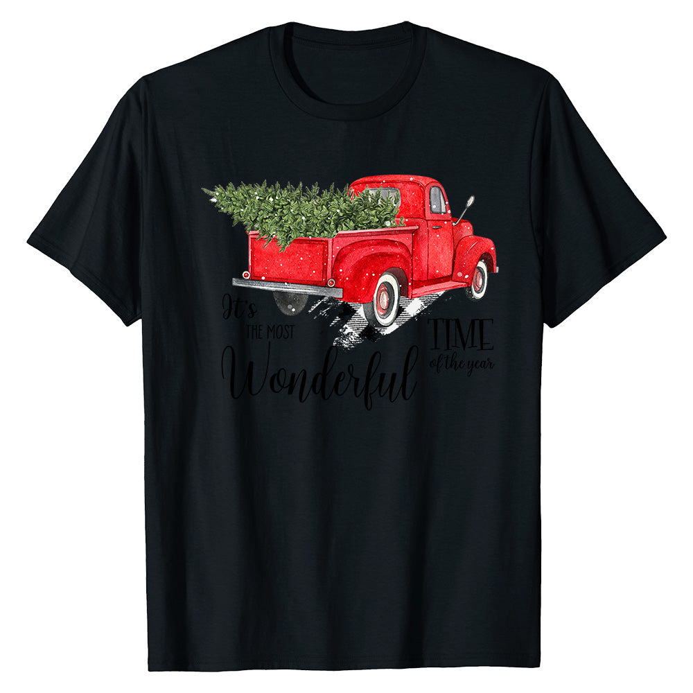 Vintage Truck Christmas  T-Shirt