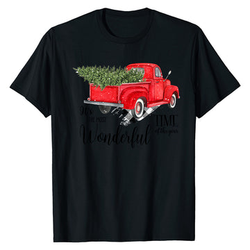 Vintage Truck Christmas  T-Shirt