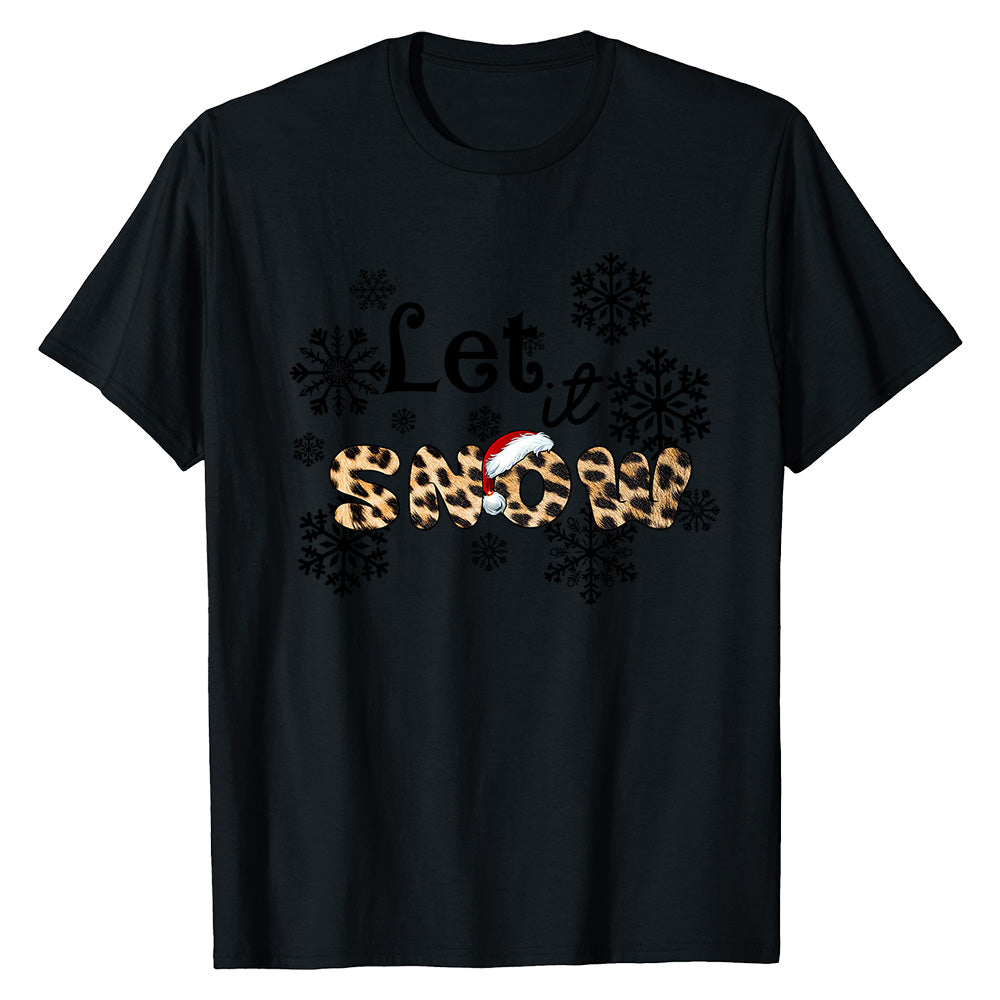 Leopard Snow  T-Shirt