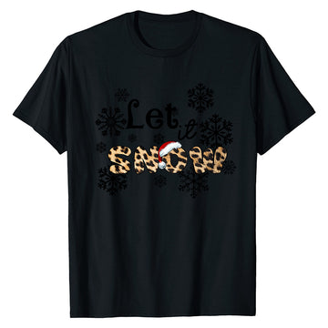Leopard Snow  T-Shirt
