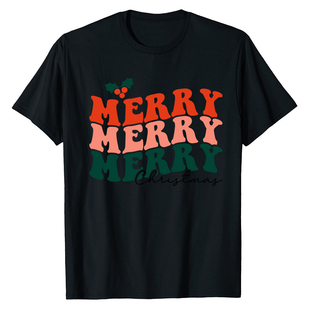 Merry Retro Holiday  T-Shirt