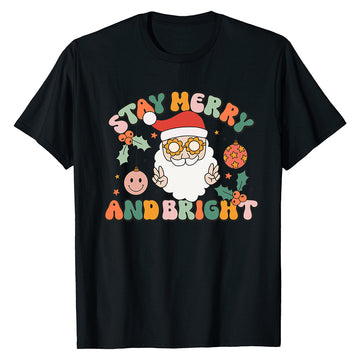 Retro Santa Xmas  T-Shirt