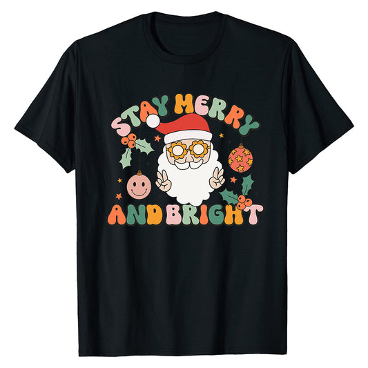 Retro Santa Xmas  T-Shirt