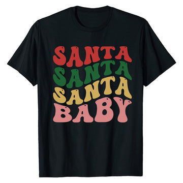 Retro Santa Baby  T-Shirt