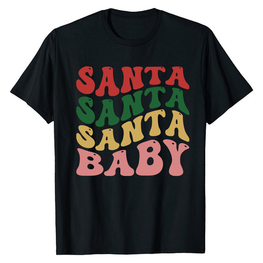 Retro Santa Baby  T-Shirt