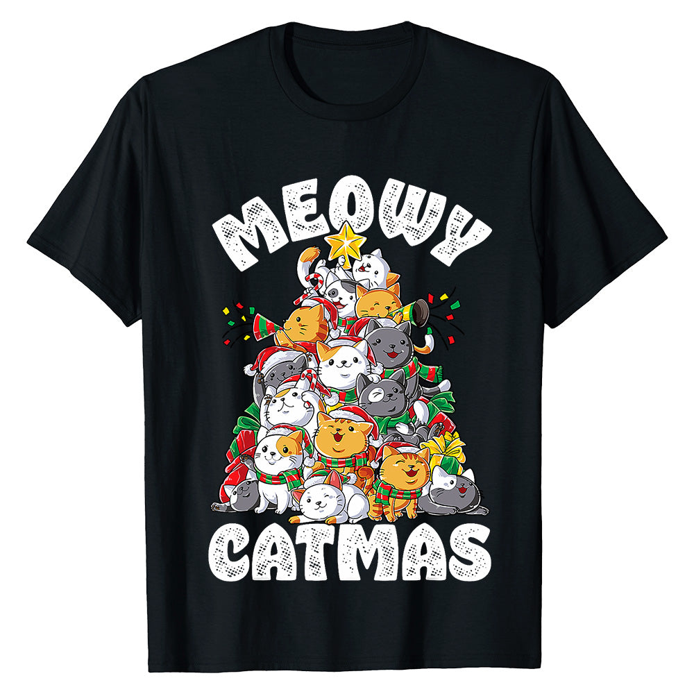 Meowy Catmas  T-Shirt