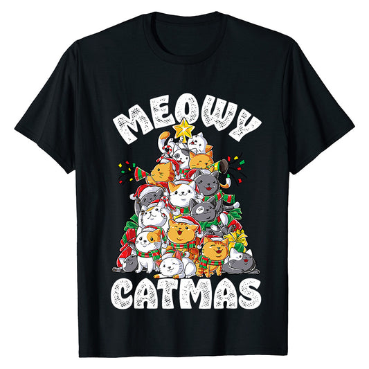Meowy Catmas  T-Shirt