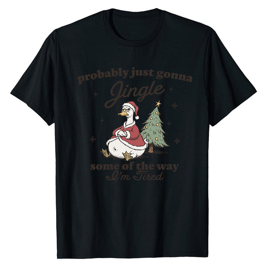 Tired Holiday Duck  T-Shirt