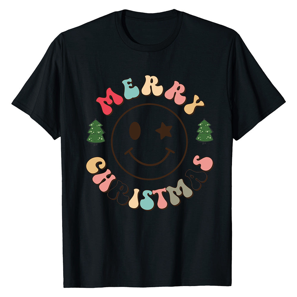 Retro Merry Xmas  T-Shirt