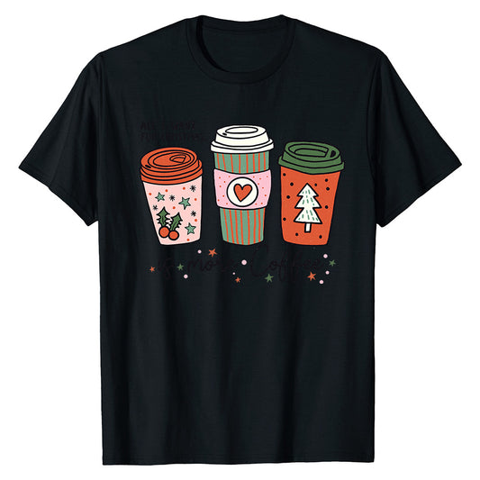 Festive Coffee Lover  T-Shirt