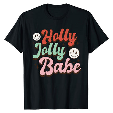 Holly Jolly Babe  T-Shirt