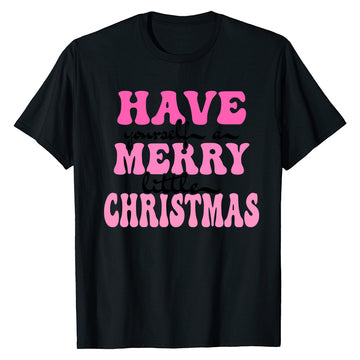 Retro Merry Christmas  T-Shirt