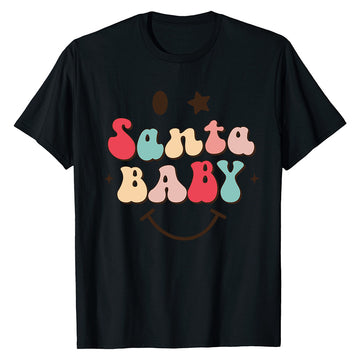 Festive Santa Baby  T-Shirt