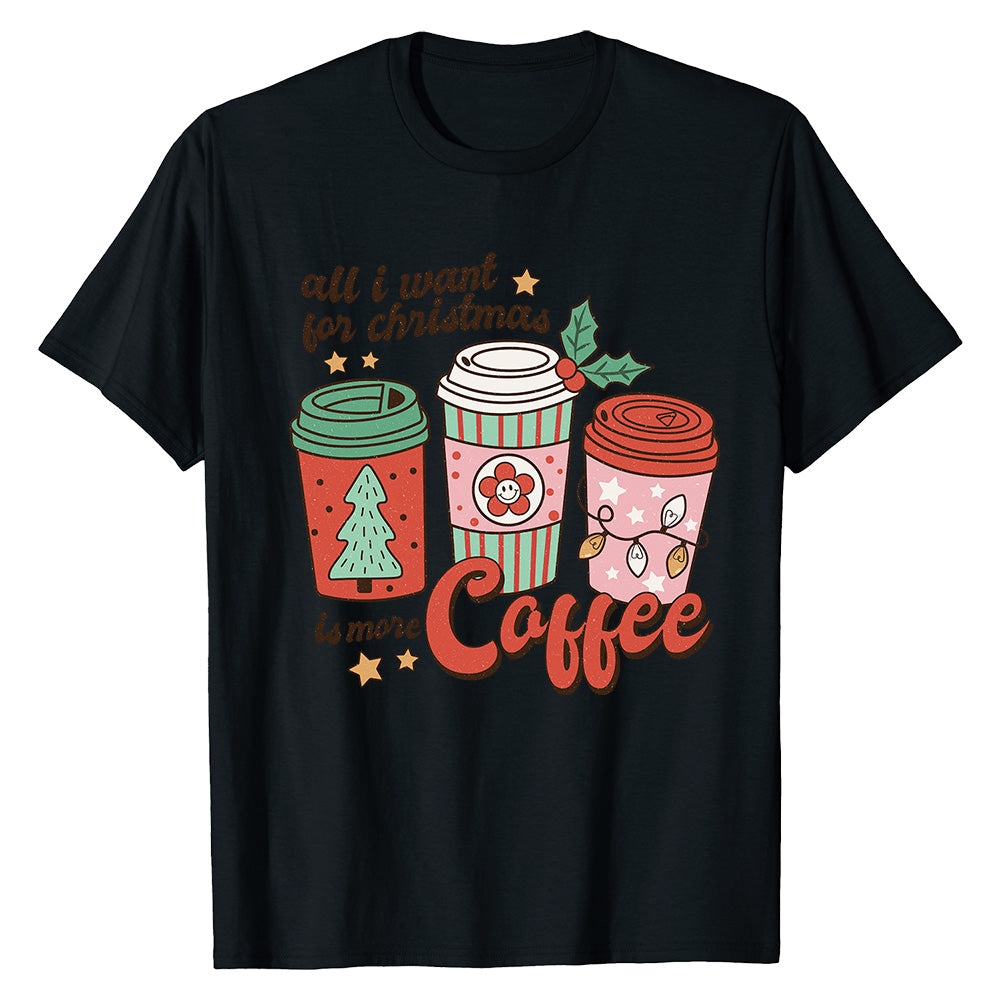 Festive Coffee Cups  T-Shirt