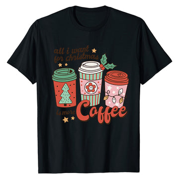 Festive Coffee Cups  T-Shirt