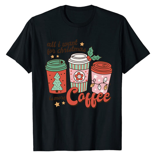 Festive Coffee Cups  T-Shirt