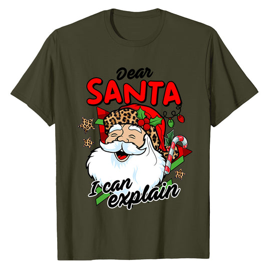 Santa 'I Can Explain'  T-Shirt