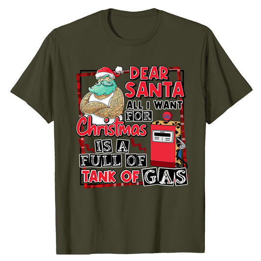 Santa's Christmas Tank  T-Shirt
