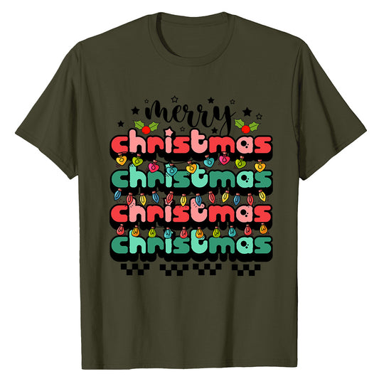 Festive Christmas Lights  T-Shirt