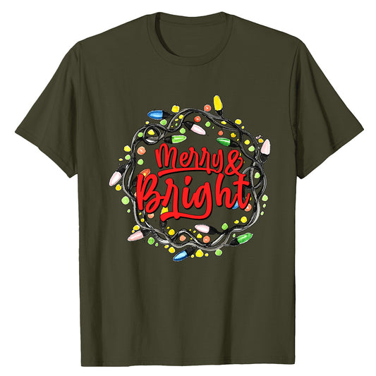 Merry & Bright Festive  T-Shirt