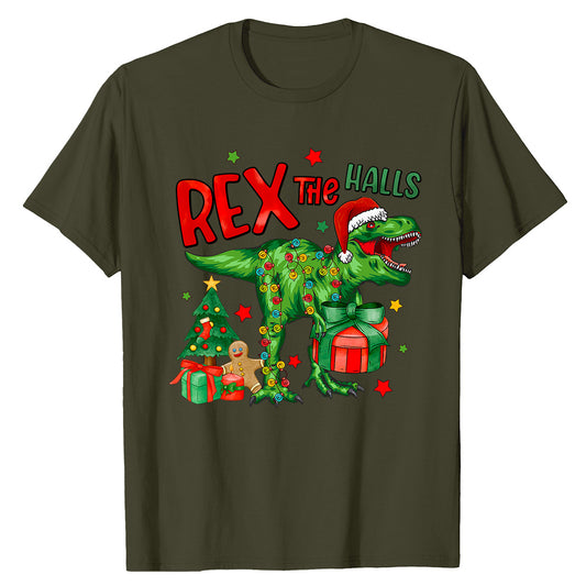 Rex the Halls Xmas  T-Shirt