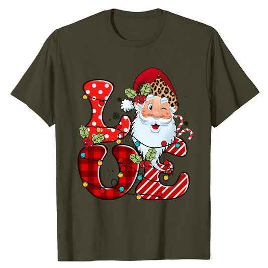 Santa Love Christmas  T-Shirt