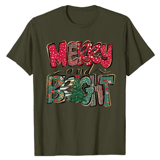 Merry & Bright Christmas  T-Shirt