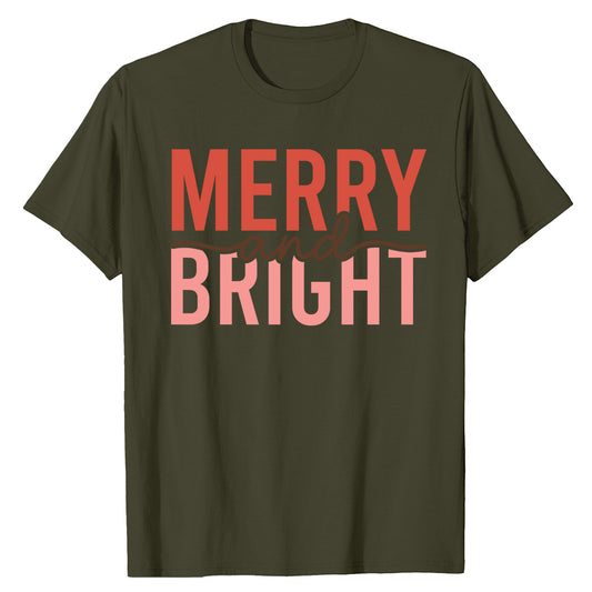 Merry and Bright Holiday  T-Shirt