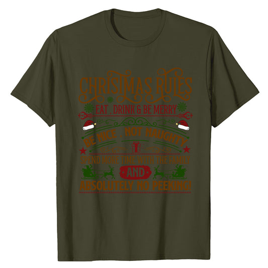 Christmas Rules Festive  T-Shirt