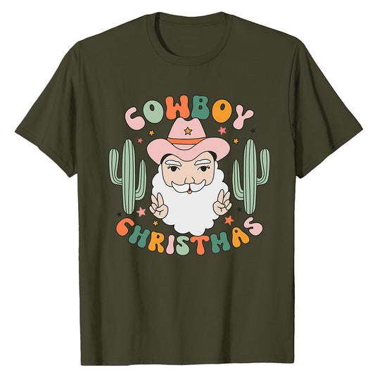 Cowboy Christmas  T-Shirt