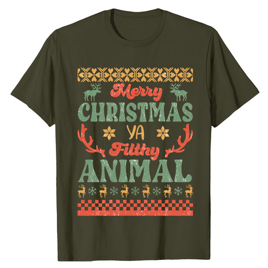 Merry Christmas Filthy Animal  T-Shirt