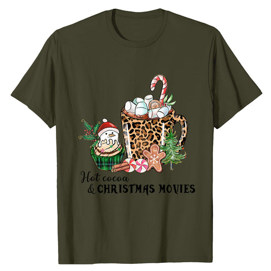 Festive Leopard   T-Shirt