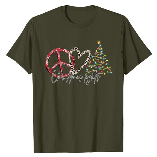 Peace Love Xmas  T-Shirt