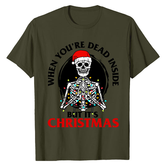 Funny Skeleton Xmas  T-Shirt