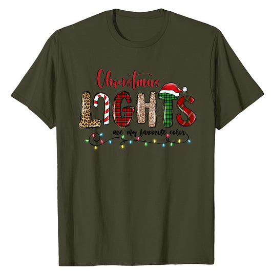 Festive Christmas Lights  T-Shirt