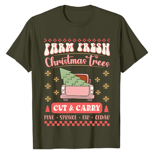 Farm Fresh Xmas Truck  T-Shirt