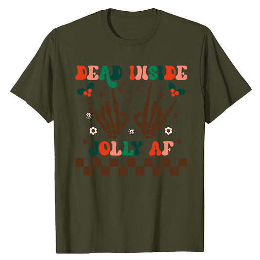 Dead Inside Jolly Christmas  T-Shirt