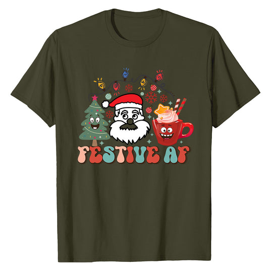 Festive AF Santa  T-Shirt