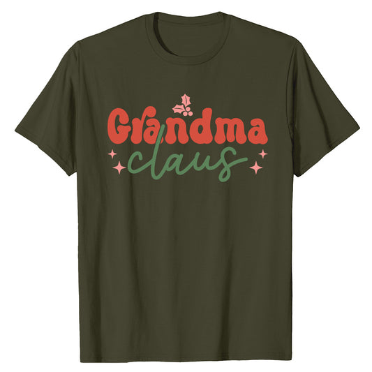 Grandma Claus Christmas  T-Shirt