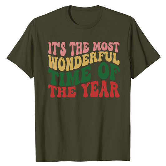 Festive Text Art  T-Shirt