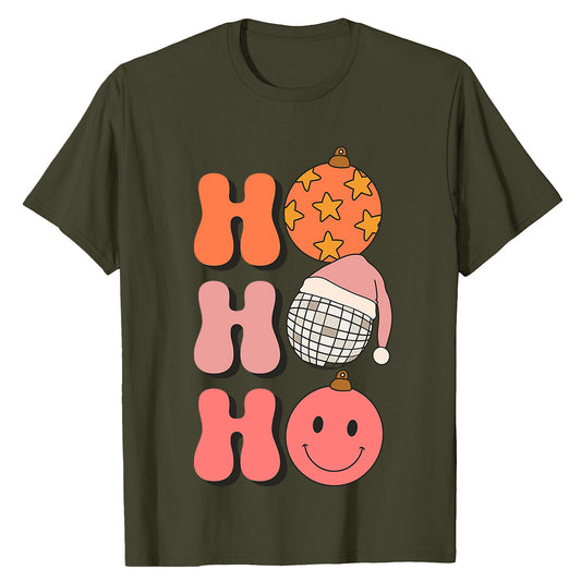 Festive Ho Ho Ho  T-Shirt