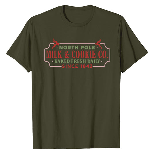 North Pole Milk & Cookie  T-Shirt