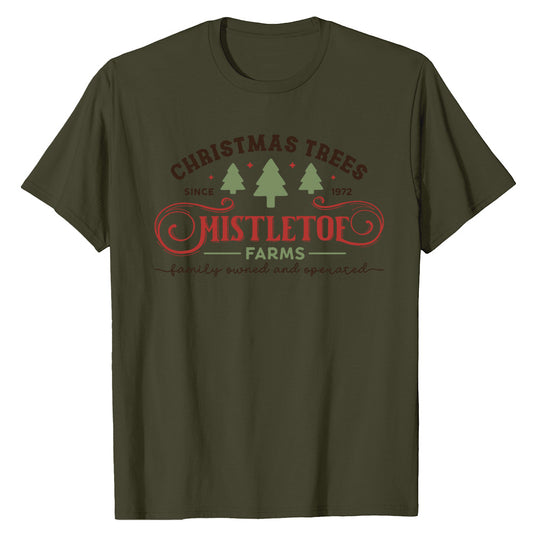Mistletoe Farms Christmas  T-Shirt