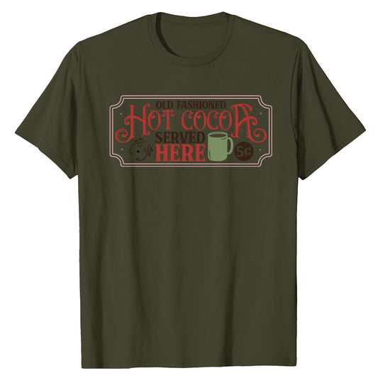 Vintage Hot Cocoa Sign T-Shirt
