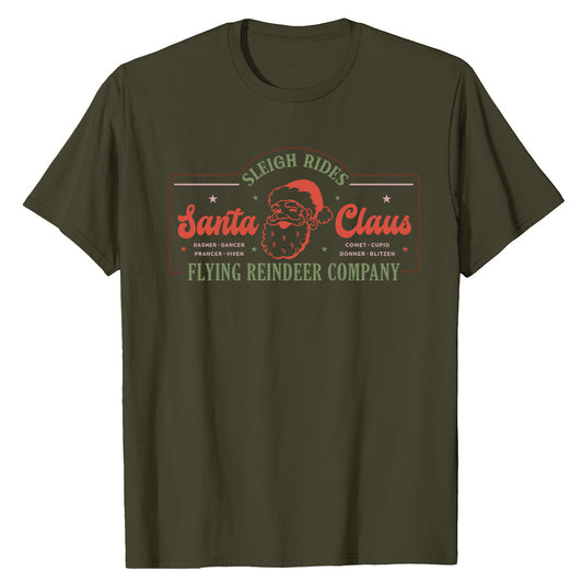 Santa Sleigh Rides  T-Shirt